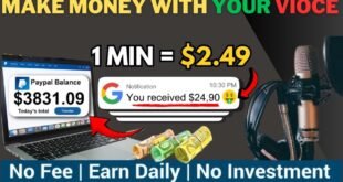How to sell your voice and earn money